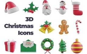 3D免费圣诞节主题图标