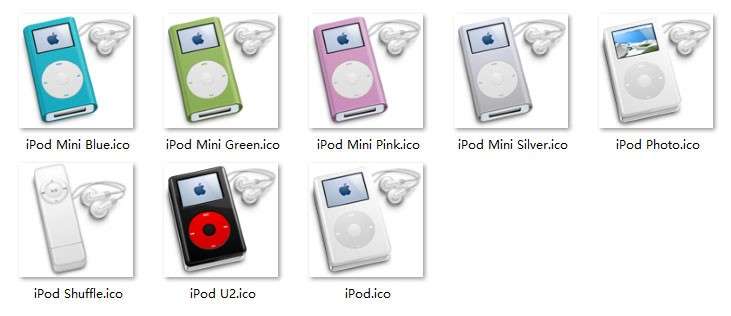 苹果iPod随身播放器ico图标 图标素材 第1张