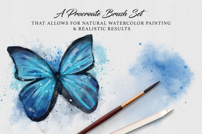 procreate笔刷-逼真自然水彩鹦鹉纹理笔刷素材 笔刷资源 第6张
