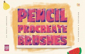 procreate笔刷-铅笔艺术绘画素描涂鸦纹理效果笔刷素材