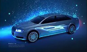 10款新能源电动汽车环保科技海报设计PSD模板素材