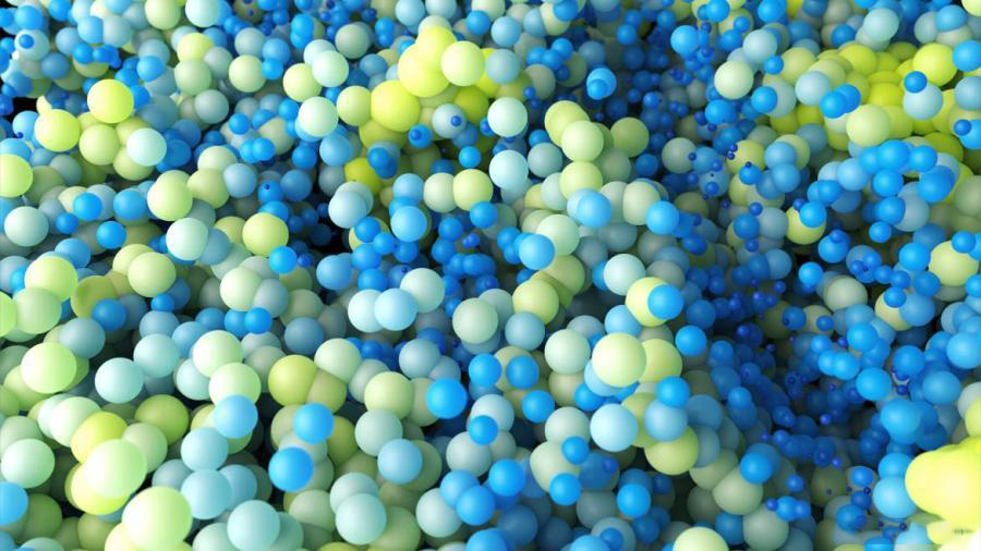 背景素材-绿色蓝色气球背景图片素材 图片素材 第2张