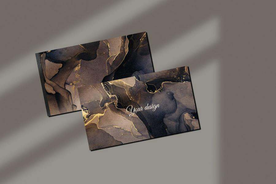 背景素材-抽象液态流动金色岩石大理石墨水纹理背景图片素材 图片素材 第8张