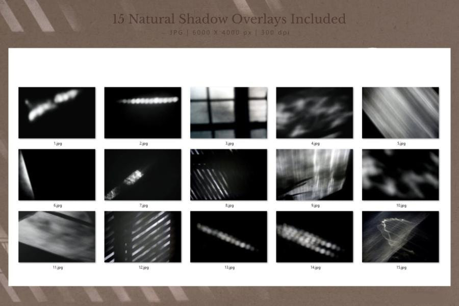 背景素材-自然光照阴影叠加和背景图片素材 图片素材 第6张