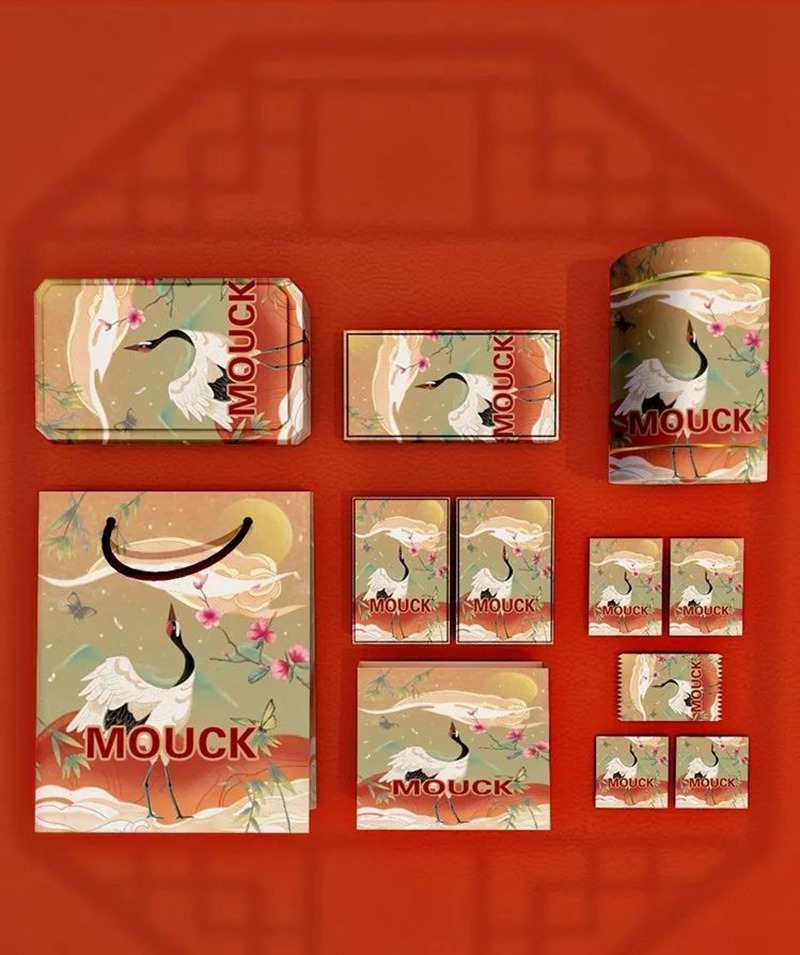 中国风文化产品包装茶叶滑板PSD模板样机 图片素材 第10张