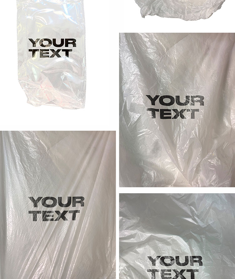 30款塑料袋薄膜褶皱保鲜膜气泡包装样机 图片素材 第7张