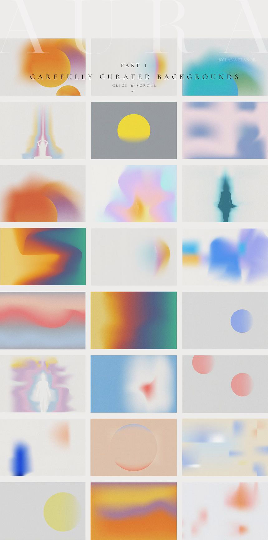 背景素材-抽象渐变色颗粒纹理背景图素材AURA 图片素材 第8张