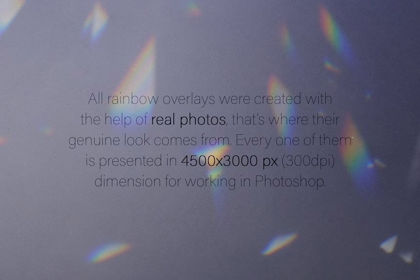 背景素材-闪光彩虹棱镜照片叠加图片素材 图片素材 第6张