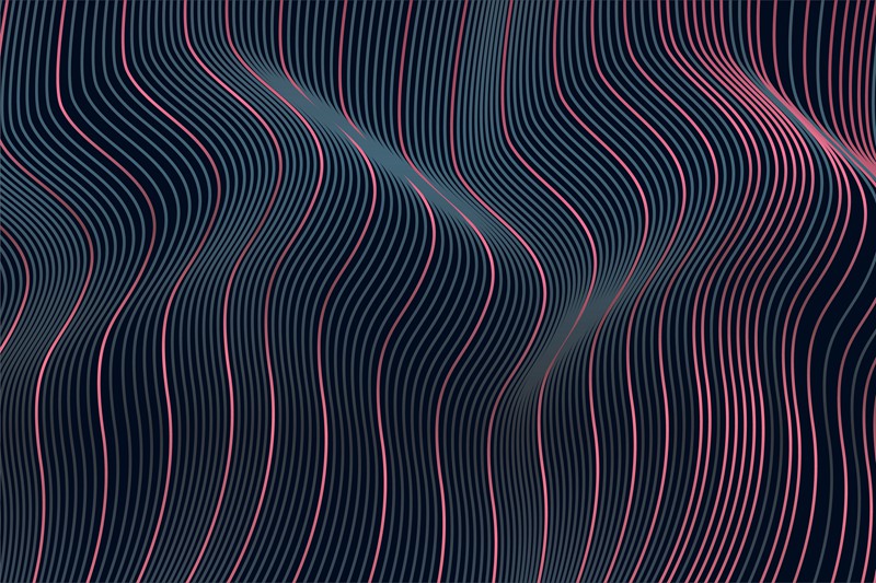 背景素材-抽象动态波浪艺术图案的矢量纹理背景图素材 图片素材 第2张