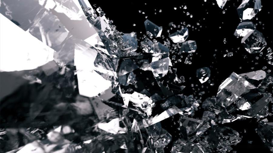 背景素材-冰块钻石爆炸闪亮效果的背景图片素材 图片素材 第4张