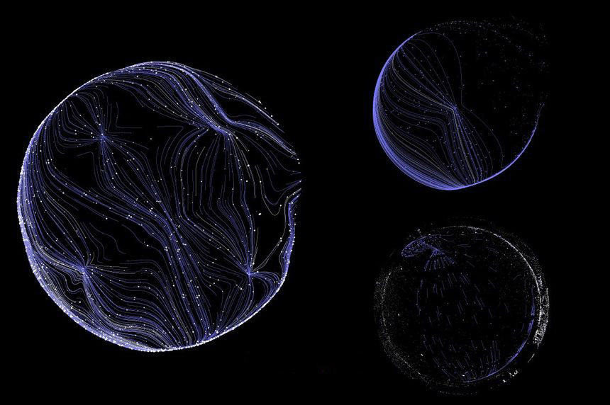 背景素材-抽象未来感的太空/科幻/宇宙星球粒子的矢量背景图素材 图片素材 第8张