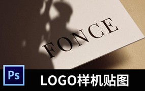 品牌logo提案展示效果图烫金银凹凸工艺样机VI贴图素材