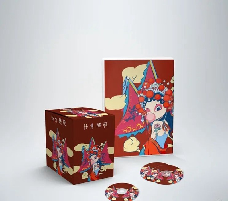 中国风文化产品包装茶叶滑板PSD模板样机 图片素材 第3张