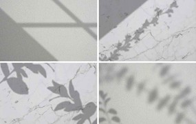 背景素材-花卉光影叠加纹理图片素材（PSD, PNG）