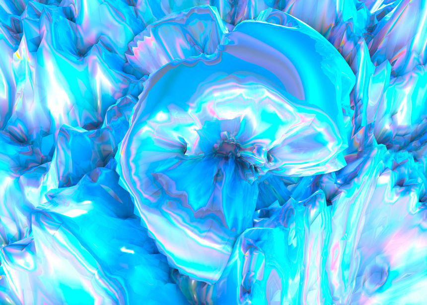背景素材-液态流体气泡纹理彩色全息背景图片素材 图片素材 第5张