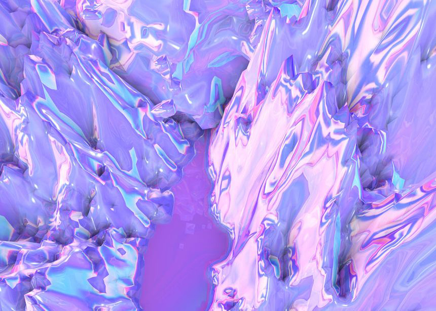 背景素材-液态流体气泡纹理彩色全息背景图片素材 图片素材 第6张