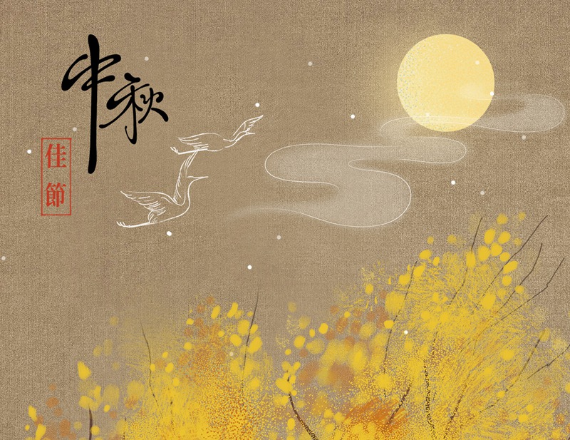 中秋节国庆月饼嫦娥玉兔宣传促销PSD海报展板模板设计素材 图片素材 第13张