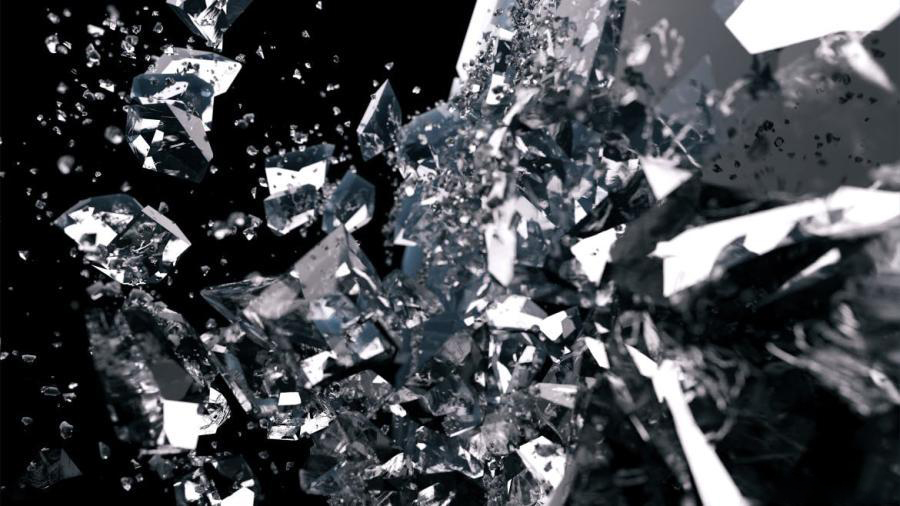 背景素材-冰块钻石爆炸闪亮效果的背景图片素材 图片素材 第3张
