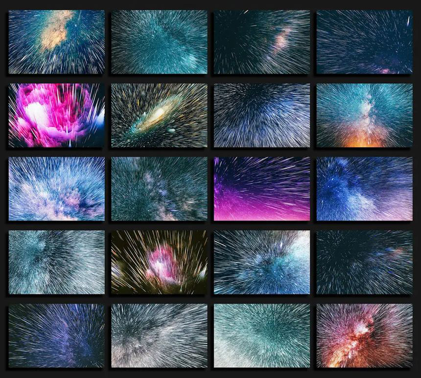 背景素材-抽象太空星云动感背景图片素材 图片素材 第2张