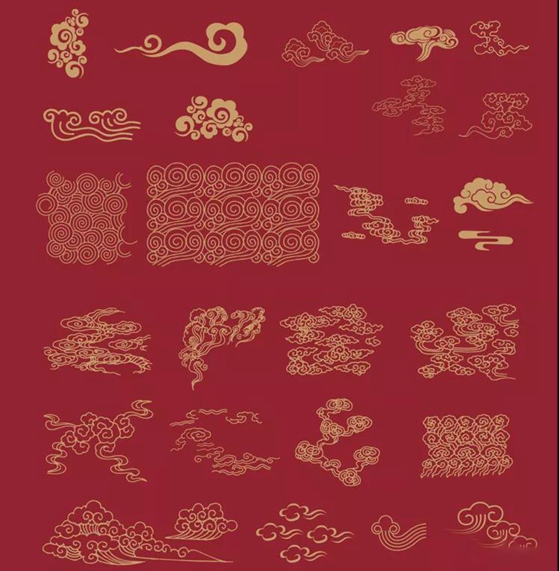 中式传统祥云中国风古典水纹吉祥图案AI+PNG格式素材 图片素材 第3张
