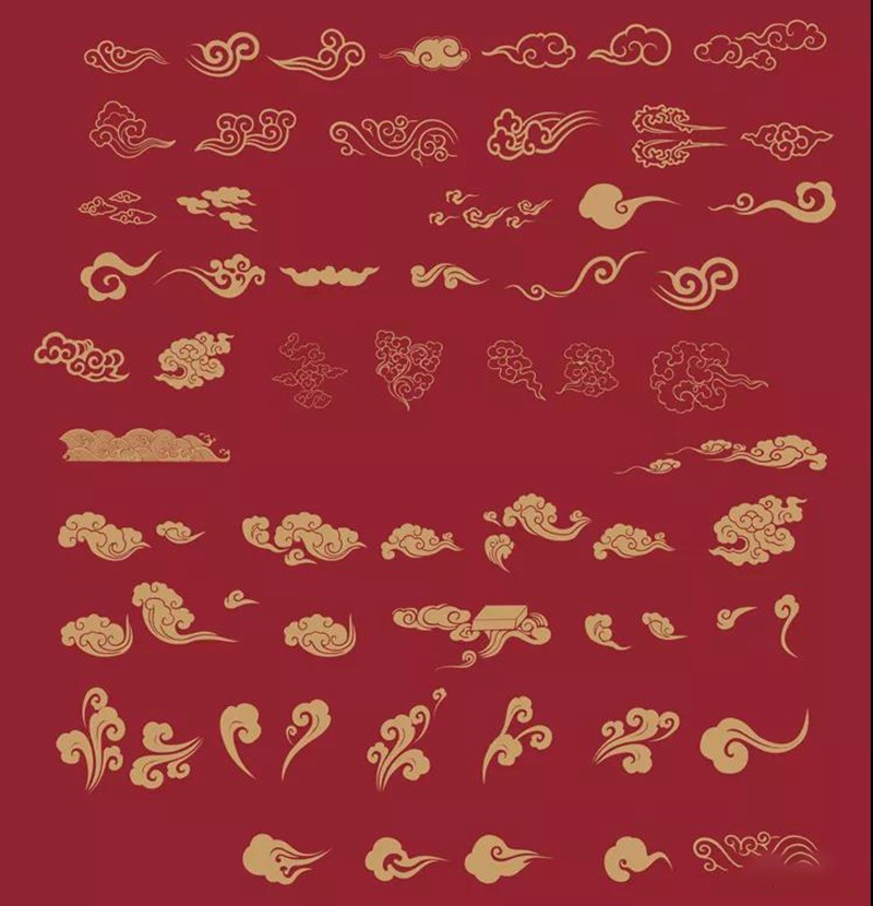 中式传统祥云中国风古典水纹吉祥图案AI+PNG格式素材 图片素材 第2张