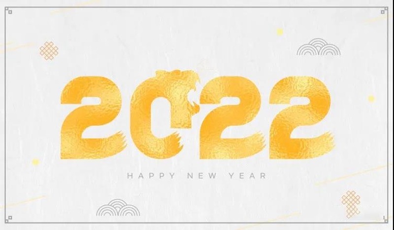 2022新年创意虎年字体海报PSD模板 图片素材 第7张