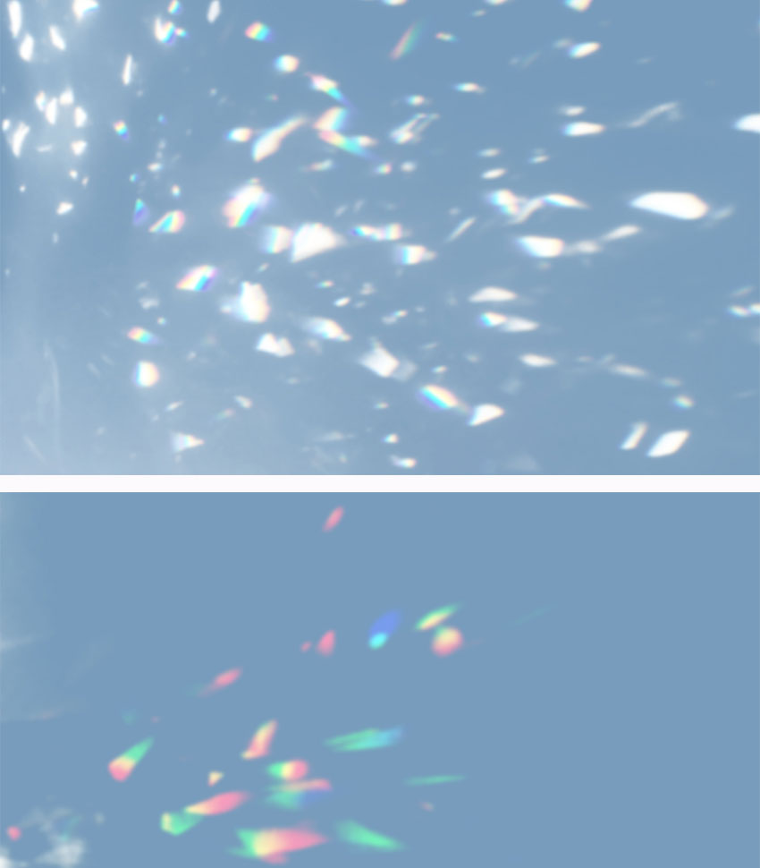 梦幻虹彩水晶光影镜头彩色光斑PS素材 图片素材 第9张
