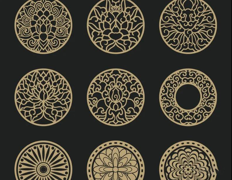 中式古典纹样免抠传统png装饰花纹EPS素材 图片素材 第23张