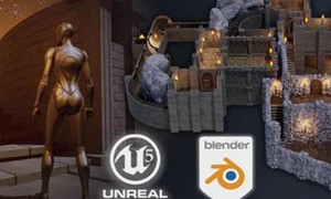 Blender和UE5暗黑地牢RPG游戏制作【画质还行有中文字幕】