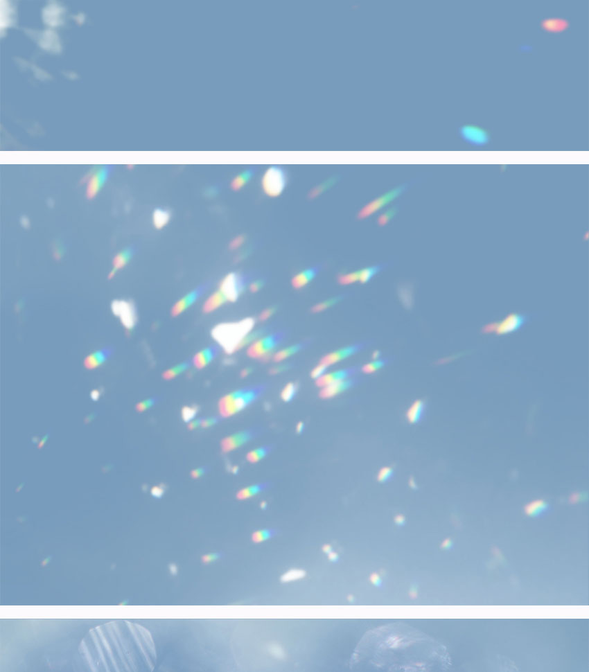 梦幻虹彩水晶光影镜头彩色光斑PS素材 图片素材 第10张