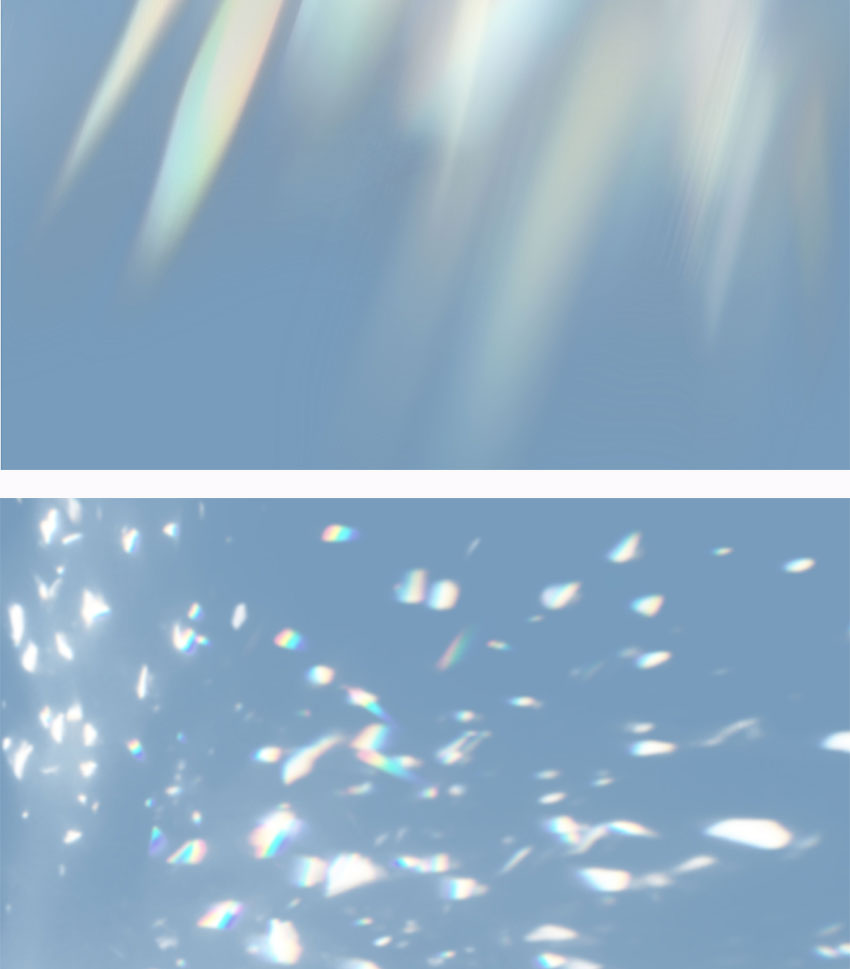梦幻虹彩水晶光影镜头彩色光斑PS素材 图片素材 第4张