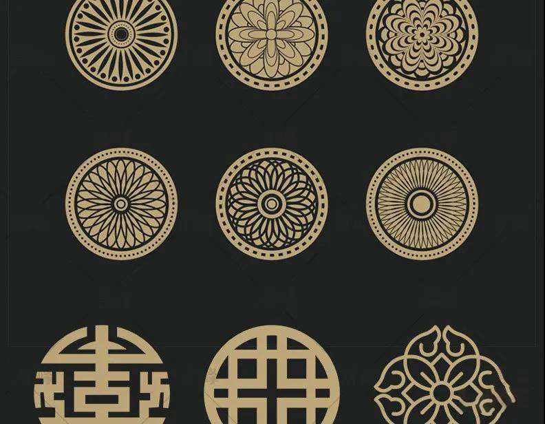 中式古典纹样免抠传统png装饰花纹EPS素材 图片素材 第13张