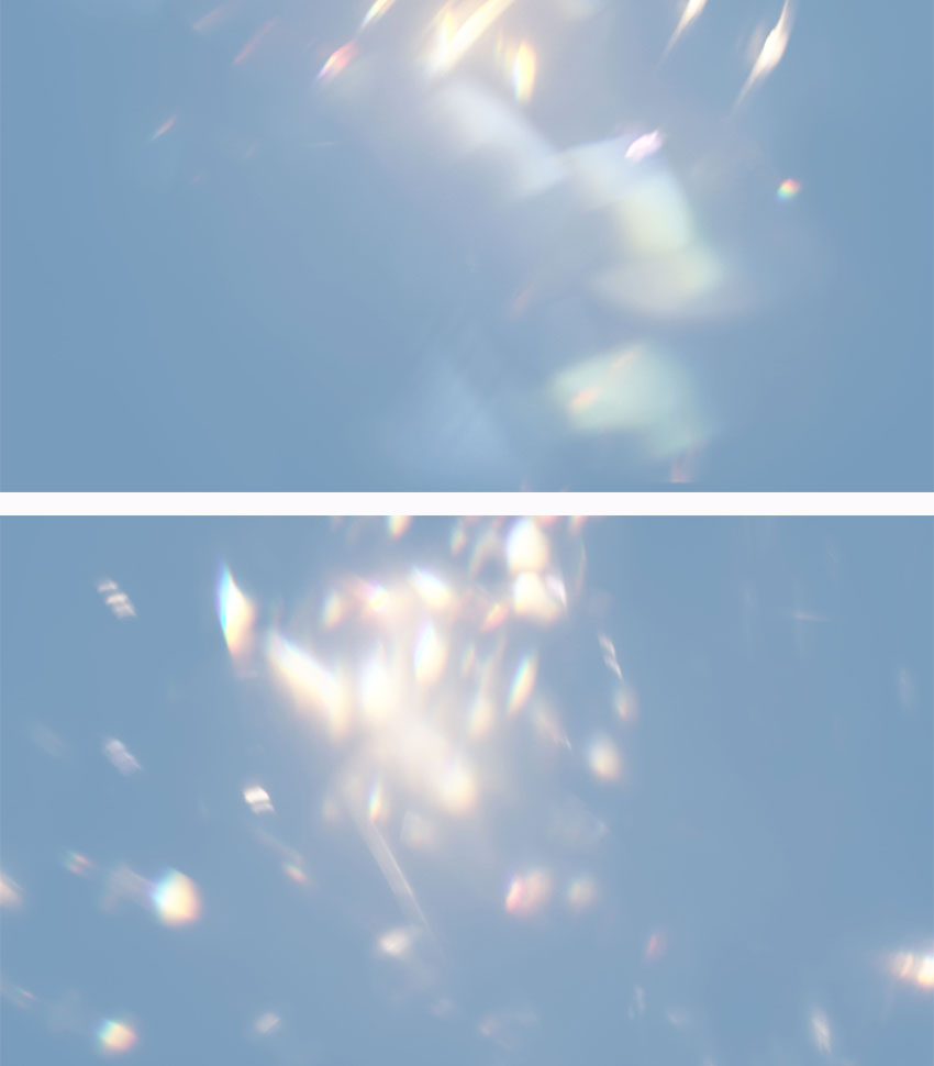 梦幻虹彩水晶光影镜头彩色光斑PS素材 图片素材 第6张