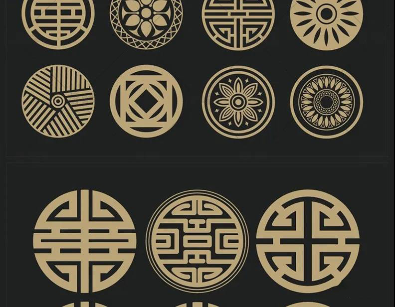 中式古典纹样免抠传统png装饰花纹EPS素材 图片素材 第7张
