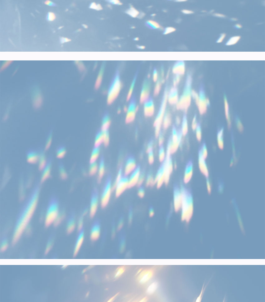 梦幻虹彩水晶光影镜头彩色光斑PS素材 图片素材 第5张
