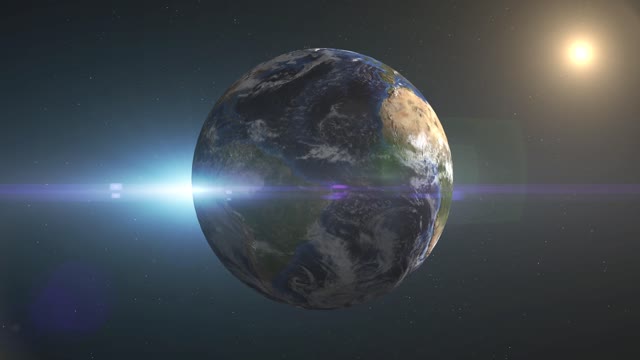 太空环球科学星球地球太空星球视频素材 视频素材 第1张