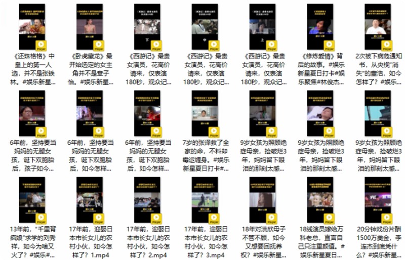 600个香港娱乐短视频素材 短视频素材 第2张