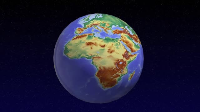 COVID世界地图太空星球Covid-19球体视频素材 短视频素材 第1张