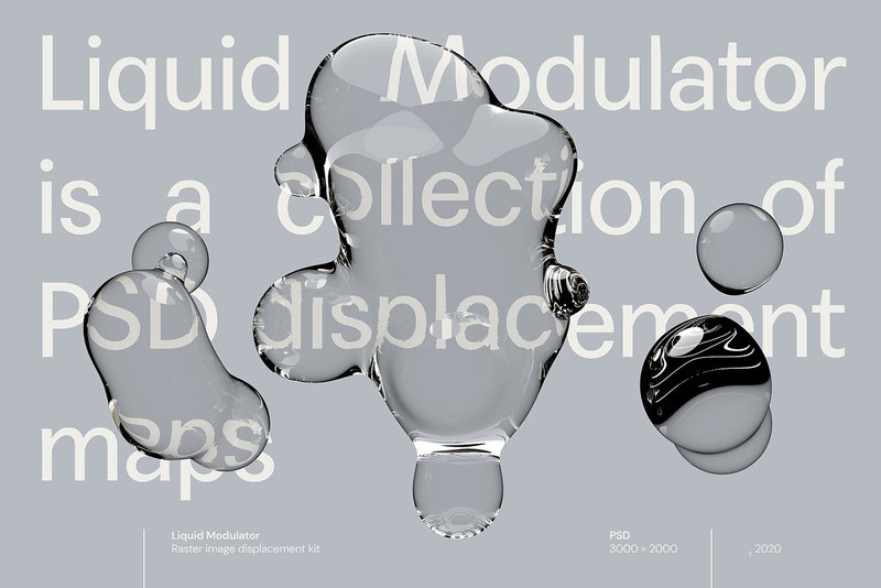 PNG素材-液态水滴动态特效平面设计PNG素材 图片素材 第2张