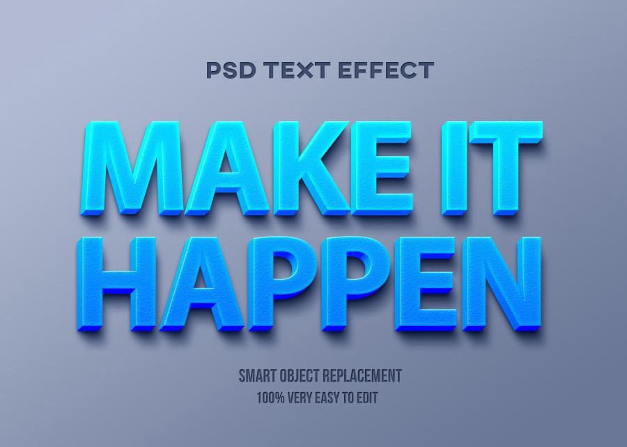 PSD模板-3D立体Logo标题特效文字PS样机模板 图片素材 第23张