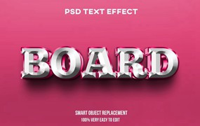 PSD模板-3D立体Logo标题特效文字PS样机模板