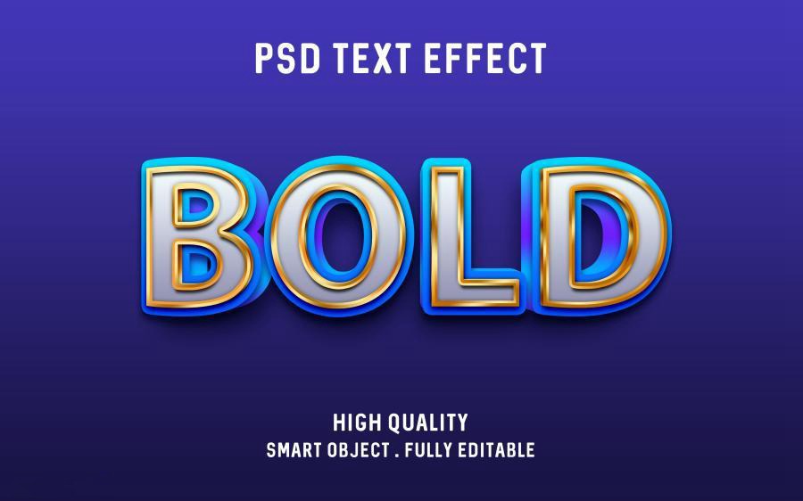 PSD模板-3D立体Logo标题特效文字PS样机模板 图片素材 第2张