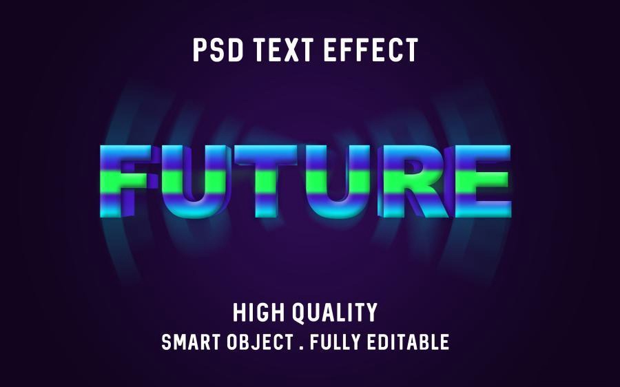 PSD模板-3D立体Logo标题特效文字PS样机模板 图片素材 第12张