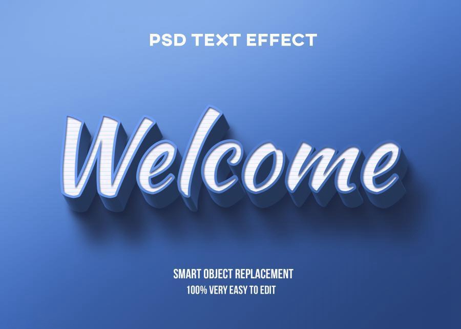 PSD模板-3D立体Logo标题特效文字PS样机模板 图片素材 第55张