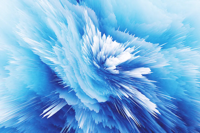 背景素材-爆炸毛刺效果彩色冰冻背景图片素材 图片素材 第8张