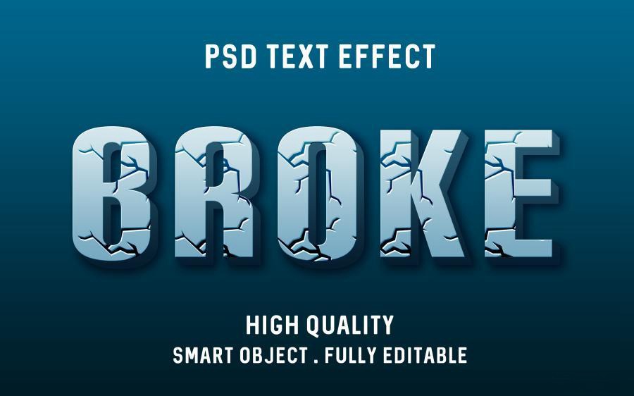 PSD模板-3D立体Logo标题特效文字PS样机模板 图片素材 第3张