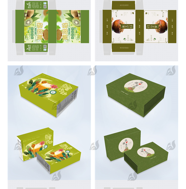 644款食品礼盒易拉罐手提袋平面样机包装模型展开图AI/PSD设计素材模板 图片素材 第23张