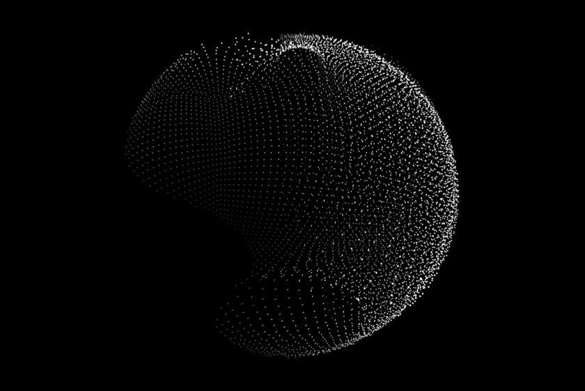 PNG素材-100款3D立体抽象点阵线条球形矢量背景图素材 图片素材 第14张