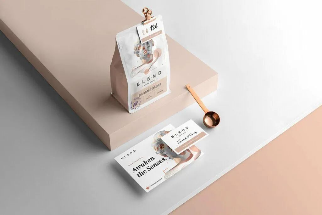 样机模板-精品高级咖啡文创品牌VI样机合集 图片素材 第25张