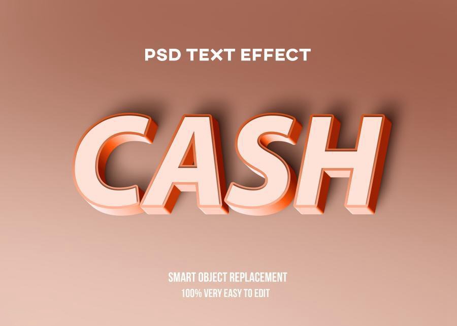 PSD模板-3D立体Logo标题特效文字PS样机模板 图片素材 第5张